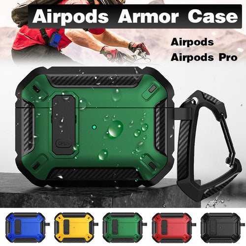 Compatible with Apple AirPods Pro Case Armor Earphone Heavy Duty Shockproof Cover AU