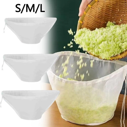 Reusable Soy Milk Bags Bowl Shape Cheesecloth Bags Mesh Bag For Stock Cooking