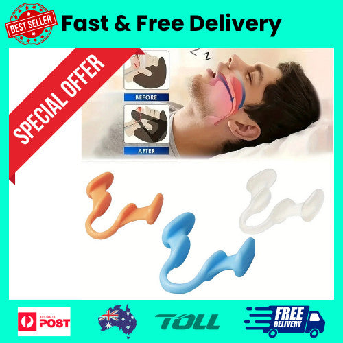 2-10PCS Silicone Anti Snoring Nose Clip Sleep Aid Stop Snoring Device