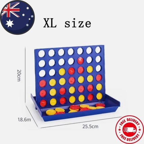 Large Connect Four In A Row 4 In A Line Board Game Kids Educational Toy Family