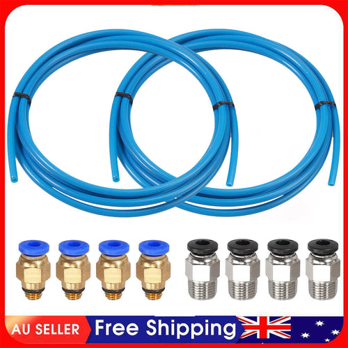 3D Printer PTFE Tube Pneumatic PC4-M10 Straight Connectors 1.75 mm Filament