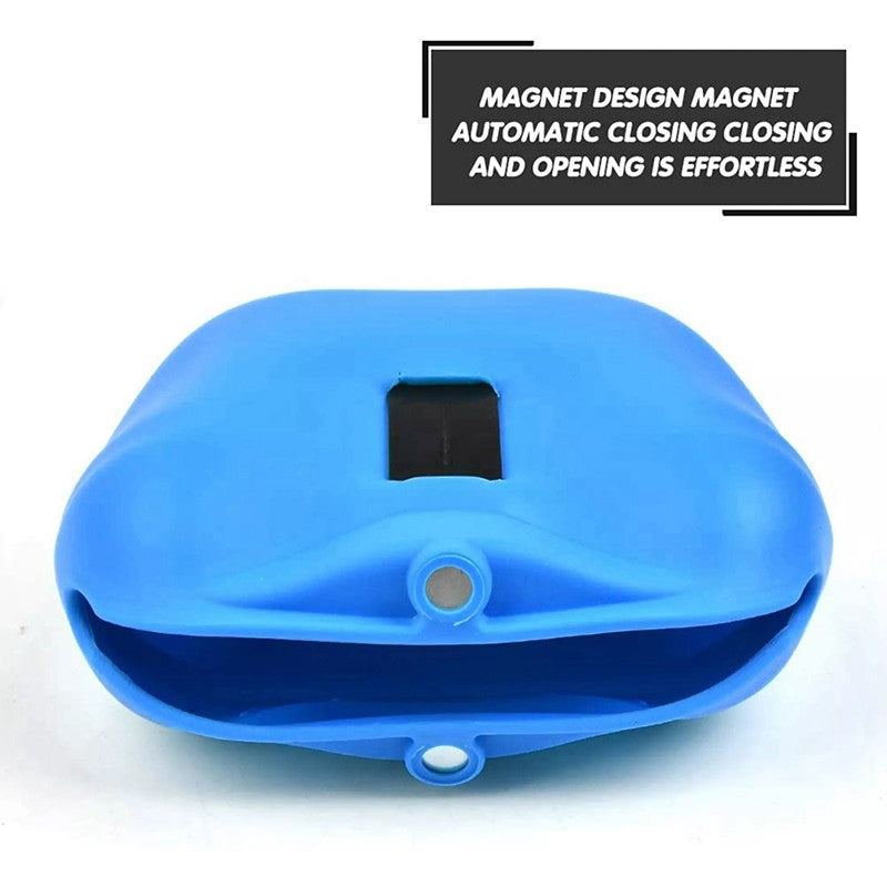 Pet Silicone Training Treat Bag Pouch with Clip Waist Pack Feed Feed Dog AU