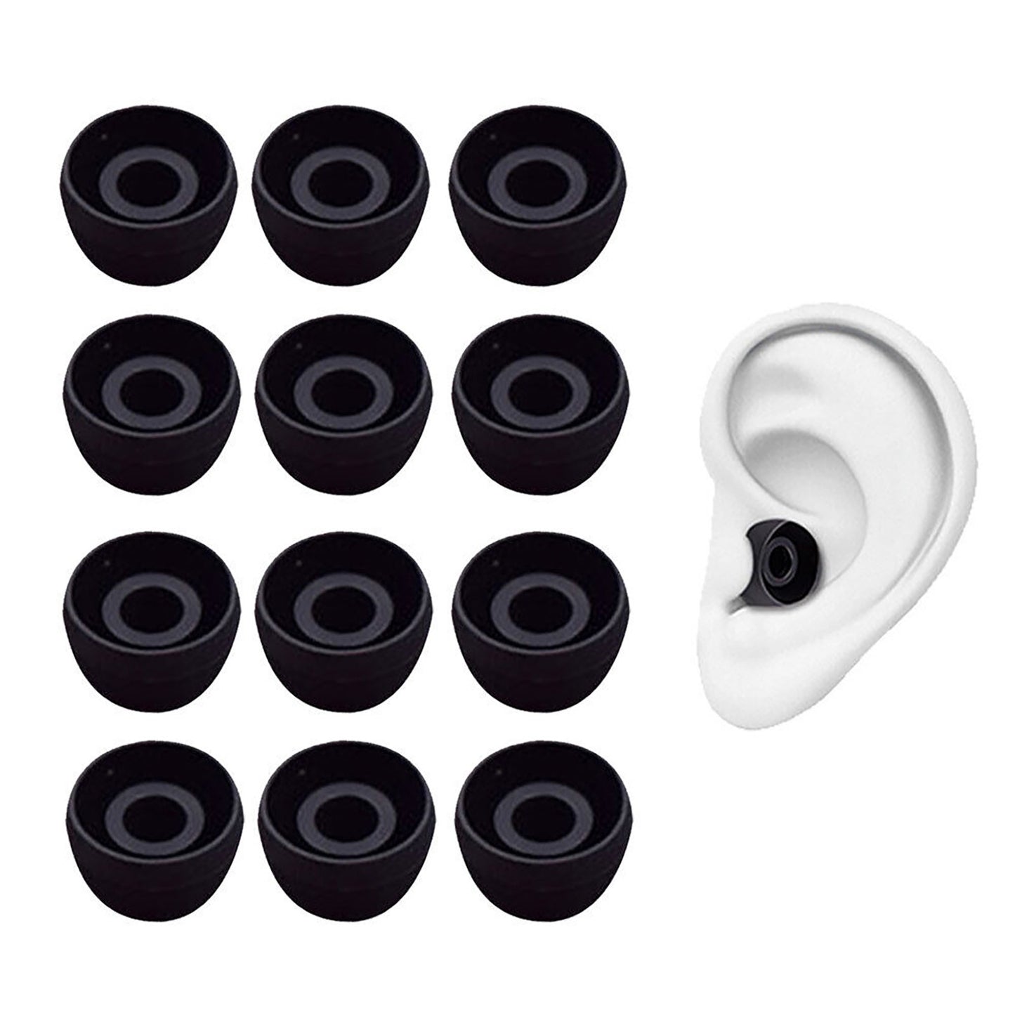 Universal Earphones Replacement Silicone Earbud In Ear Bud Tips Covers Pads AU