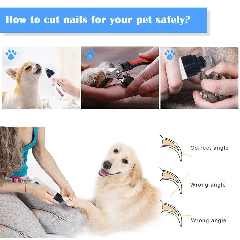 Silent Groom Pro Nail Grinder Silent Groom Pro Dog Cat Nail Grinder Pet Clippers