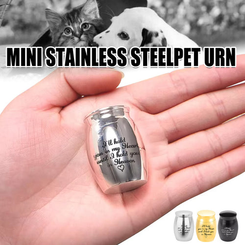 Small Pet Memorial Urn Ashes Holder Keepsake Box for Dog Cat Cremation Funeral