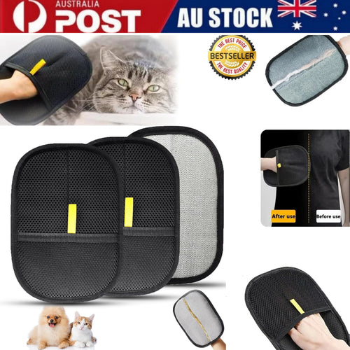 Pet Grooming Gloves Static Dedusting Brush Pet Hair Remover Brush Removing