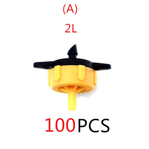 Pressure Compensating Dripper 2L/H 4L/H 8L/H Garden Orchard Micro Irrigation Emitter Agriculture Watering Pipe Fitting 20/100Pcs