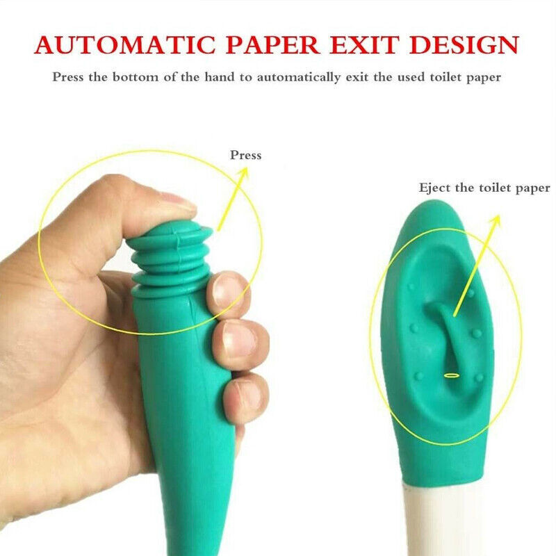 Bottom Bum Wiper Toilet Incontinence Aid Obese Elderly Disability Mobility AU