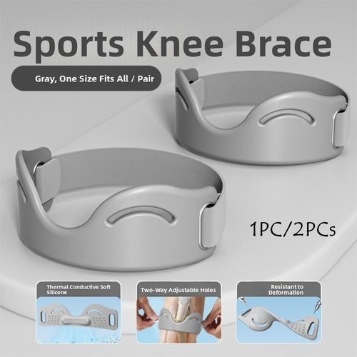 Silicone Patella Tendon Knee Straps Knee Support Knee Sports Support Band Gym