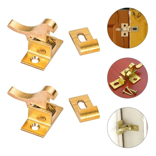 Home Improvement Bird Latch Lock Brass Door Catch New Door Elbow Buckle Window