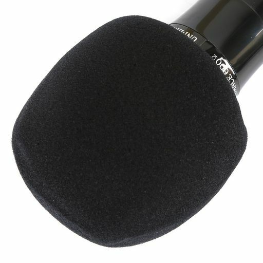 10x Microphone Wind Sock Foam Cover Black 50mm ID Shure Yoga Redback - CLEARANCE
