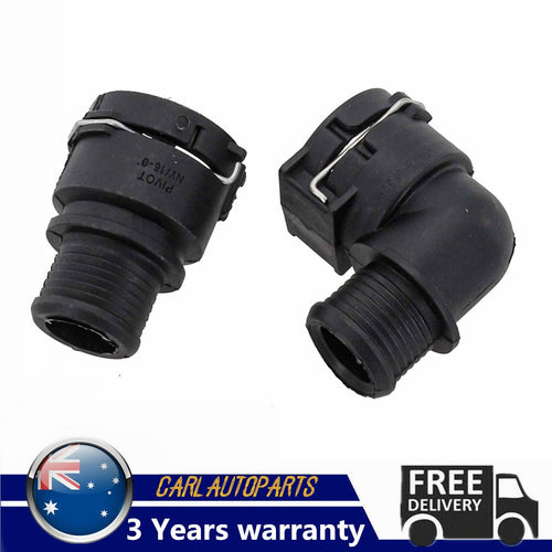 Heater Hose Inlet Outlet Connector Compatible with Holden Barina Trax TJ 95089364 95316518
