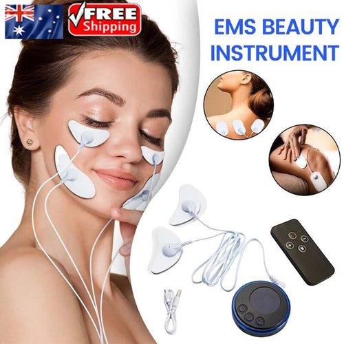 EMS Facial Body Muscle Stimulator Electrode Face Cheek Slim Beauty Massager New