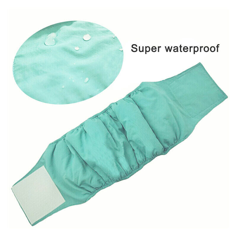 XS-XL Male Dog Puppy Nappy Diaper Belly Wrap Band Sanitary Pants Underpants AU