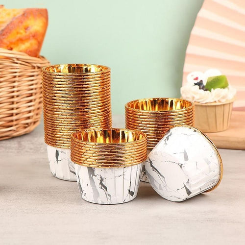 50pcs Mini Muffin Cupcake Paper Cups Cake Wrapper Baking Cup