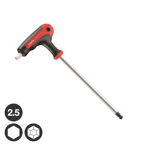 Force/Selta 765.. Long L-Shape Metric & Imperial SAE Hex Key Ball Point Softgrip