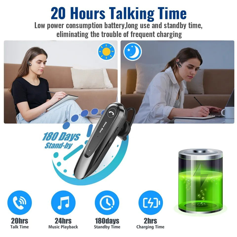 New Bee B45 Mini Handfree Bluetooth Single Ear Wireless Headset Bluetooth 5.0