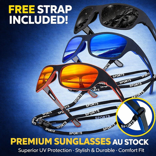 Men Polarized Sunglasses UV400 Glasses Fishing Sports Driving Cycling Eyewear