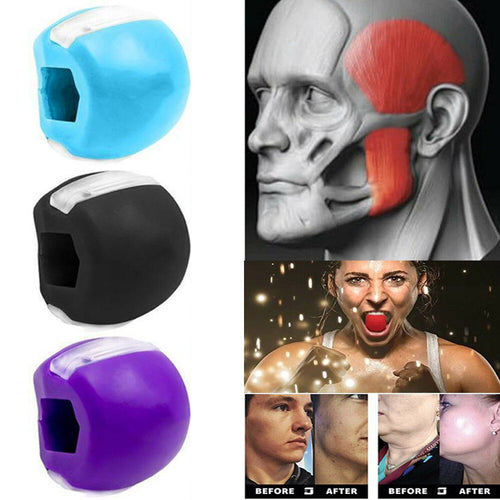 3PCS Jaw Exerciser Anti-Age Toning Facial Toner Fitness Face Muscle Jawzrsize AU