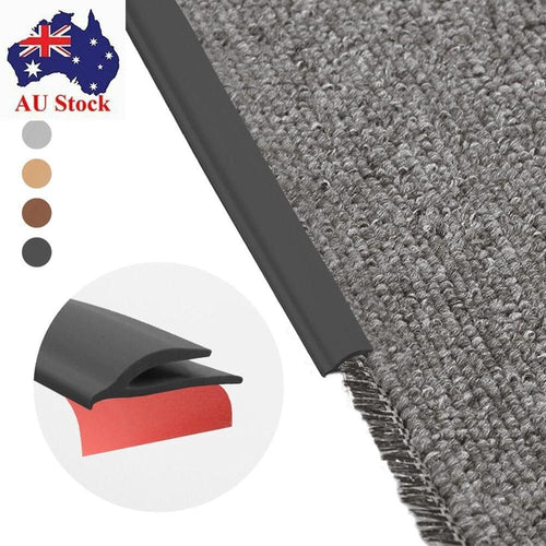 Cuttable Carpet Edge Trim Strip Self Adhesive Rug Edge Protector Household