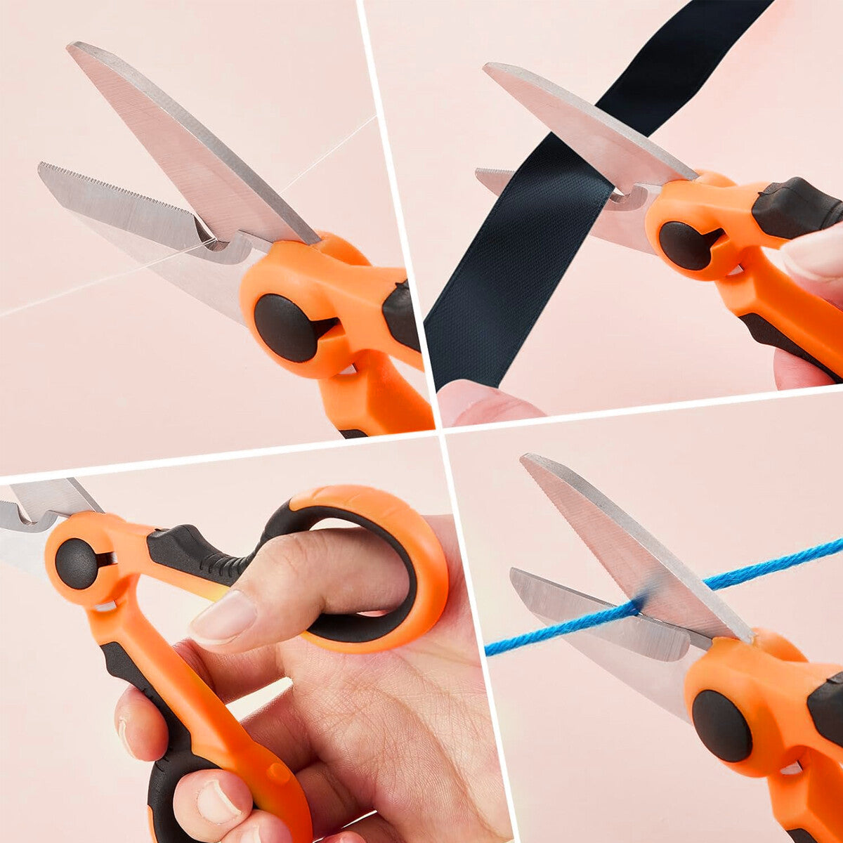 Multi Functional Serrated Fishing Scissors Cutting Line Horse Gear AU Pack Set