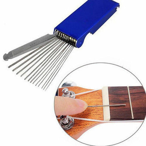 Nut Files Set Luthier Repair Tool Slotting File Kits Fret Crowning Slot Grinder