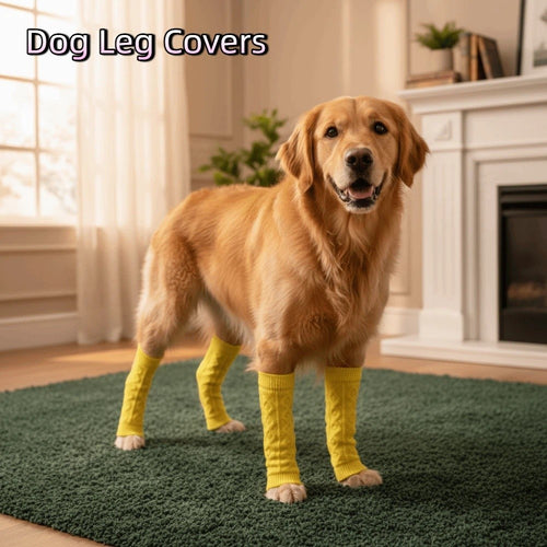 Anti-dirty Pet Elbow Protector Elastic Knitted Dog Leg Warmer Sports Sheath
