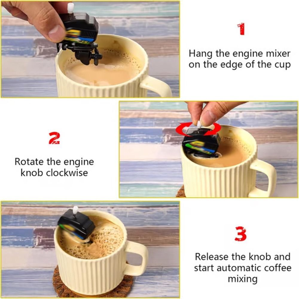 Unique Boat Engine Coffee Stirrer Novelty Boat Motor Coffee Mixer Gifts