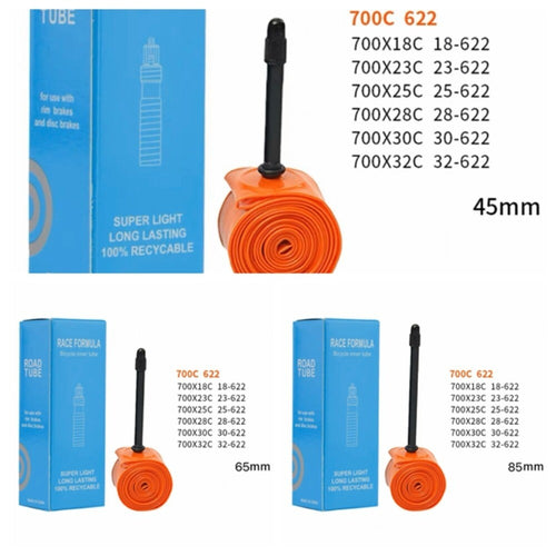 Ultralight Bike Inner Tube Lightweight Road Bicycle TPU Tire Bicycle Accessory