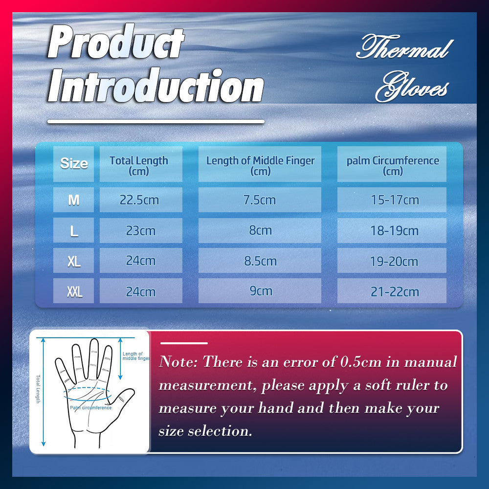 Winter Warm Thermal Outdoor Sports Waterproof Windproof Touch Screen Ski Gloves