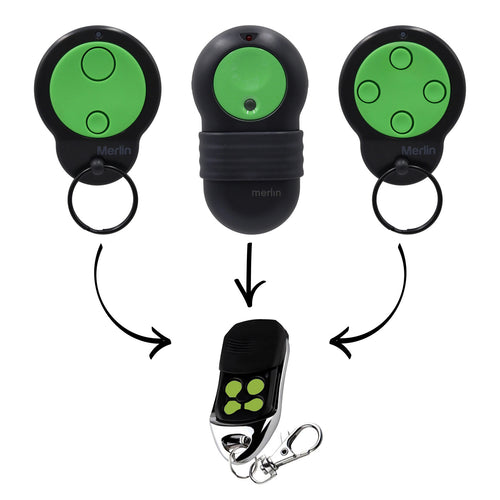Merlin M842/M832/ M844 Compatible Garage Door Remote Control Prolift 230T/430R