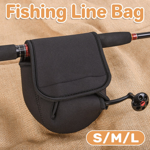 Fishing Reel Protective Cover Neoprene Wrap Case for Spinning Baitcasting Reels