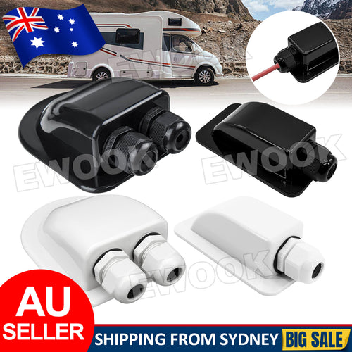 Caravan Solar Car Junction Box Camper Roof Wire Cable Entry Gland Box Waterproof