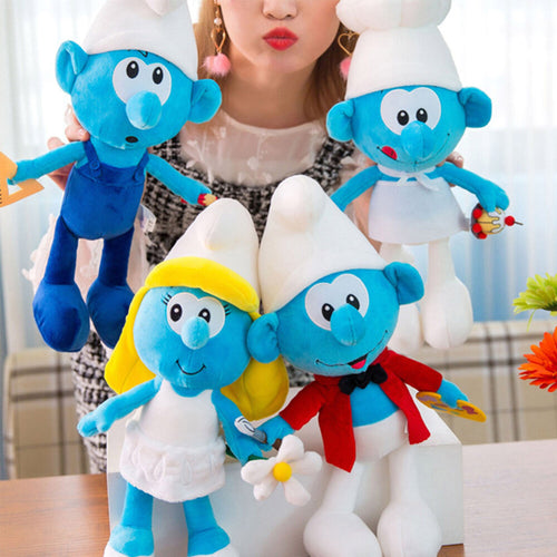 28cm Cute Smurf Cat Plush Toy Soft Stuffed Animal Doll Collectible Kids Gifts AU