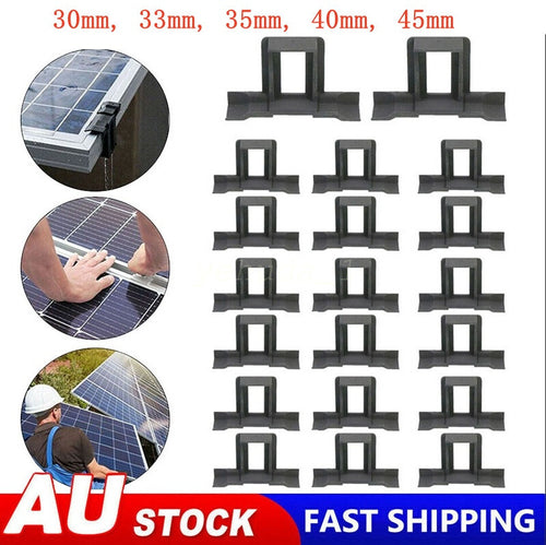 10/20PCS Solar Panel Water Drainage Clips PV Modules Cleaning Clips Water Drain