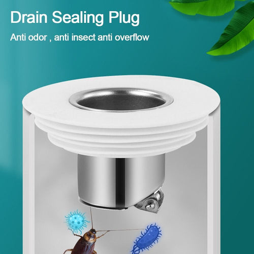 Shower Drainer Seal Stopper Floor Drain Water Pipe Plug Anti odor Drain Cover