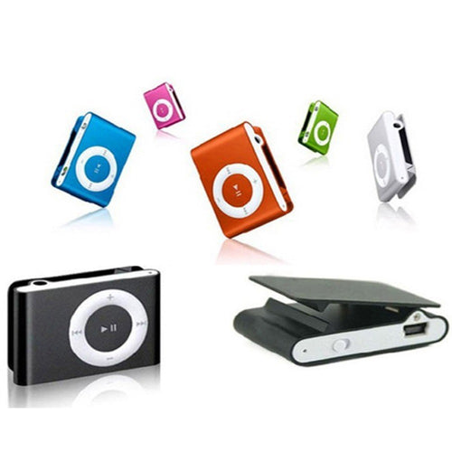 Mini MP3 Player Stylish Design Clip Support Walkman Music Media MP3 TF Card