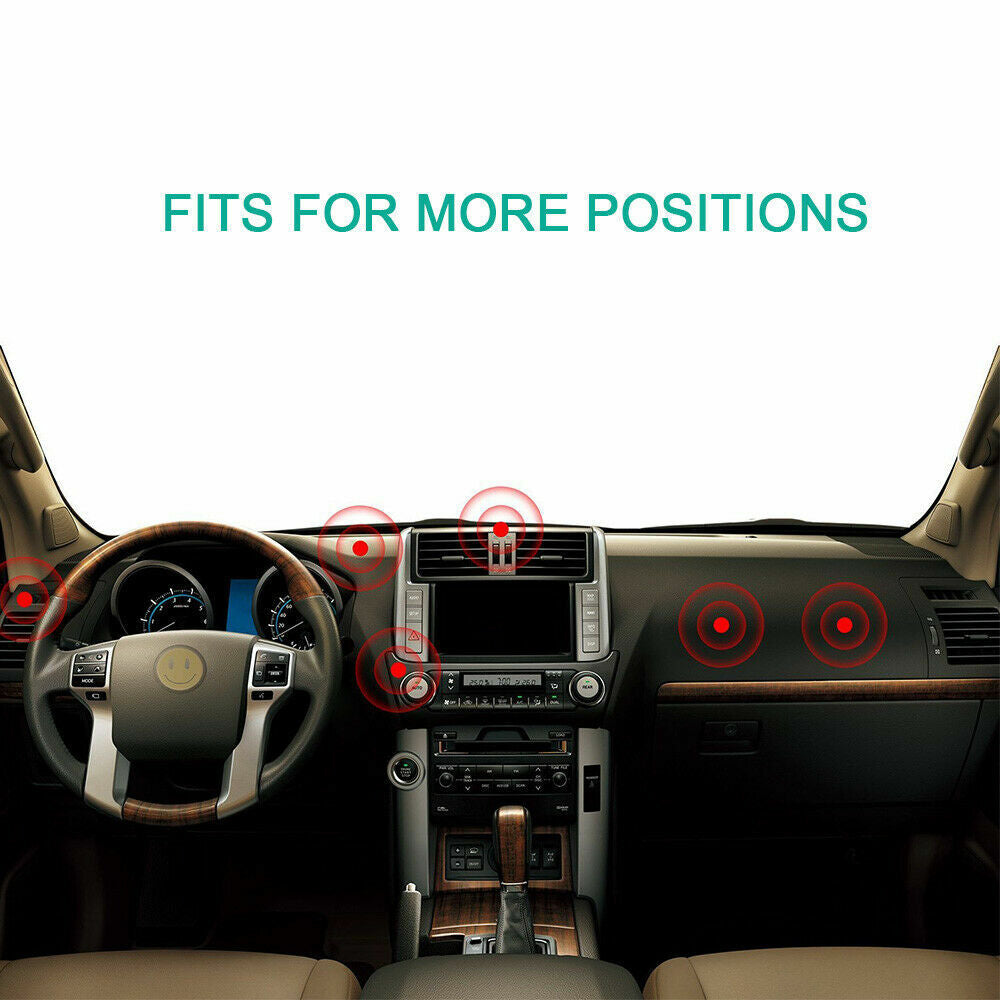 2x 360 Degree Rotating Cell Phone Holder Car Magnetic Mount Stand Universal