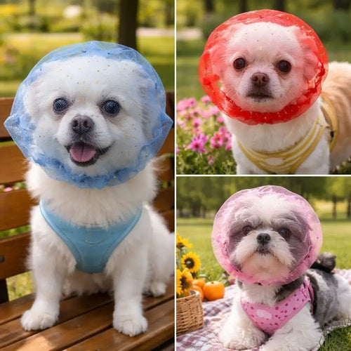 Breathable Dog Anti-Eating Veil Anti Licking Headband Behavior Control