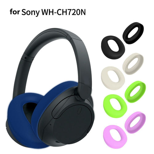 Silicone Headphone Protector Ear Pad Cover Compatible with Sony WH-CH720N Bluetooth Headset