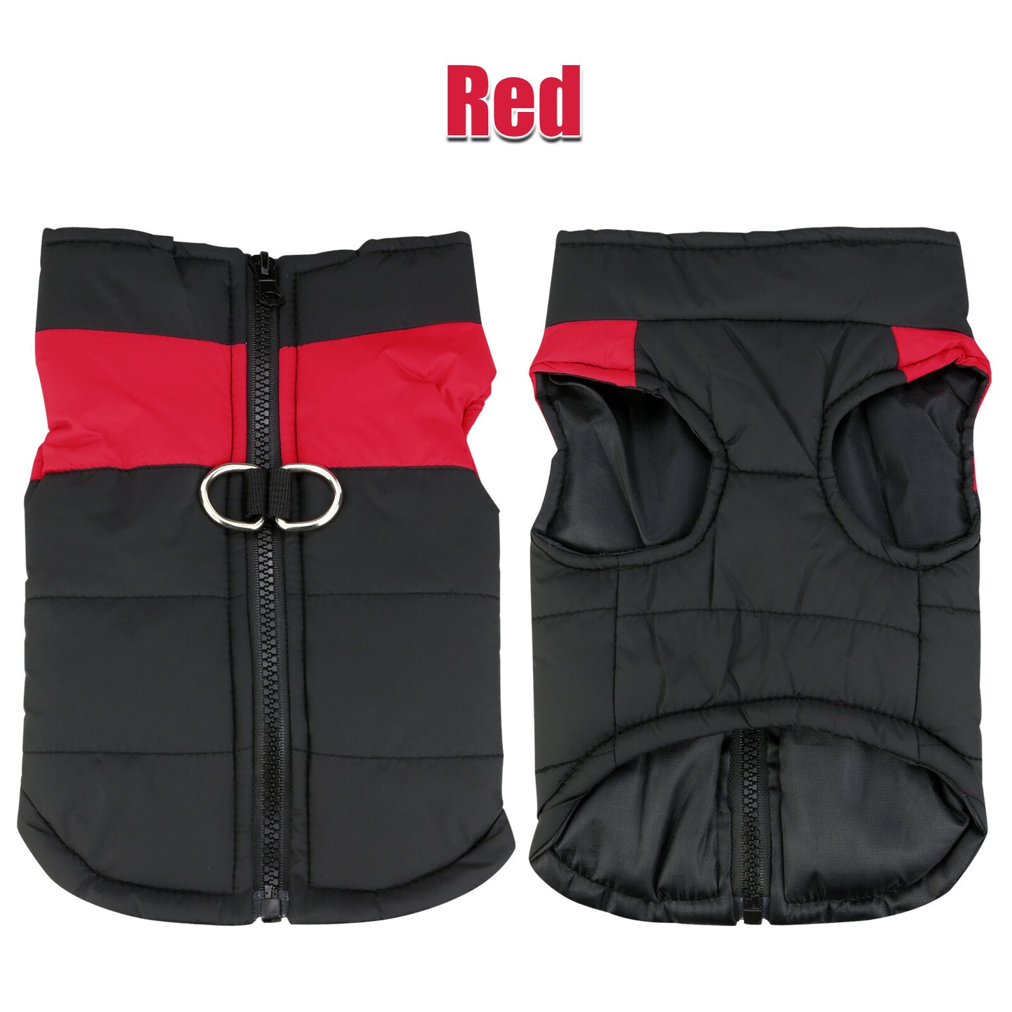 Large Dog jacket padded Pet Clothes windbreaker Warm waterproof Vest Winter Coat