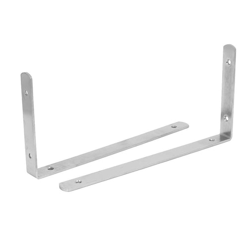 2pcs 300mm 12-inch Length Stainless Steel 90 Degree L Shaped Angle Bracket Brace