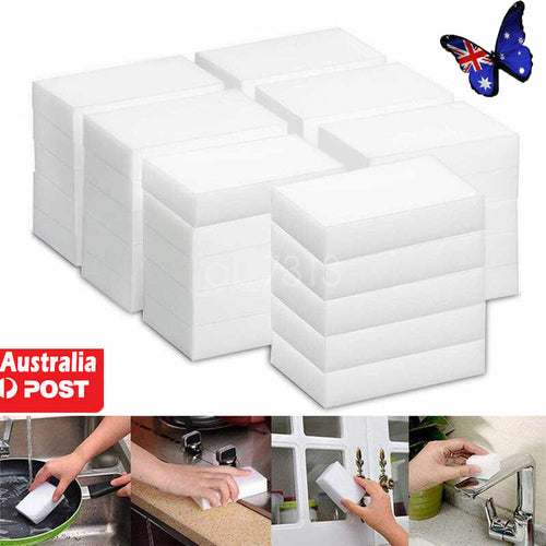 5-200pcs Magic Sponge Eraser Home Kitchen Car Melamine Foam Cleaner 100x70x30mm