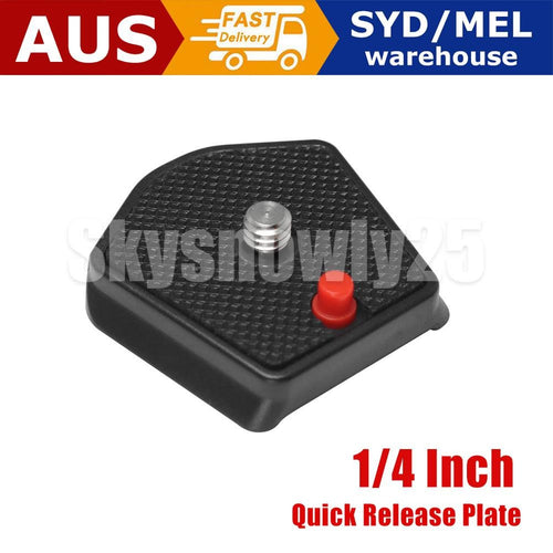 785PL Tripod Quick Release Plate 1/4" Screw for Manfrotto 785B 715B 718B MK393SH
