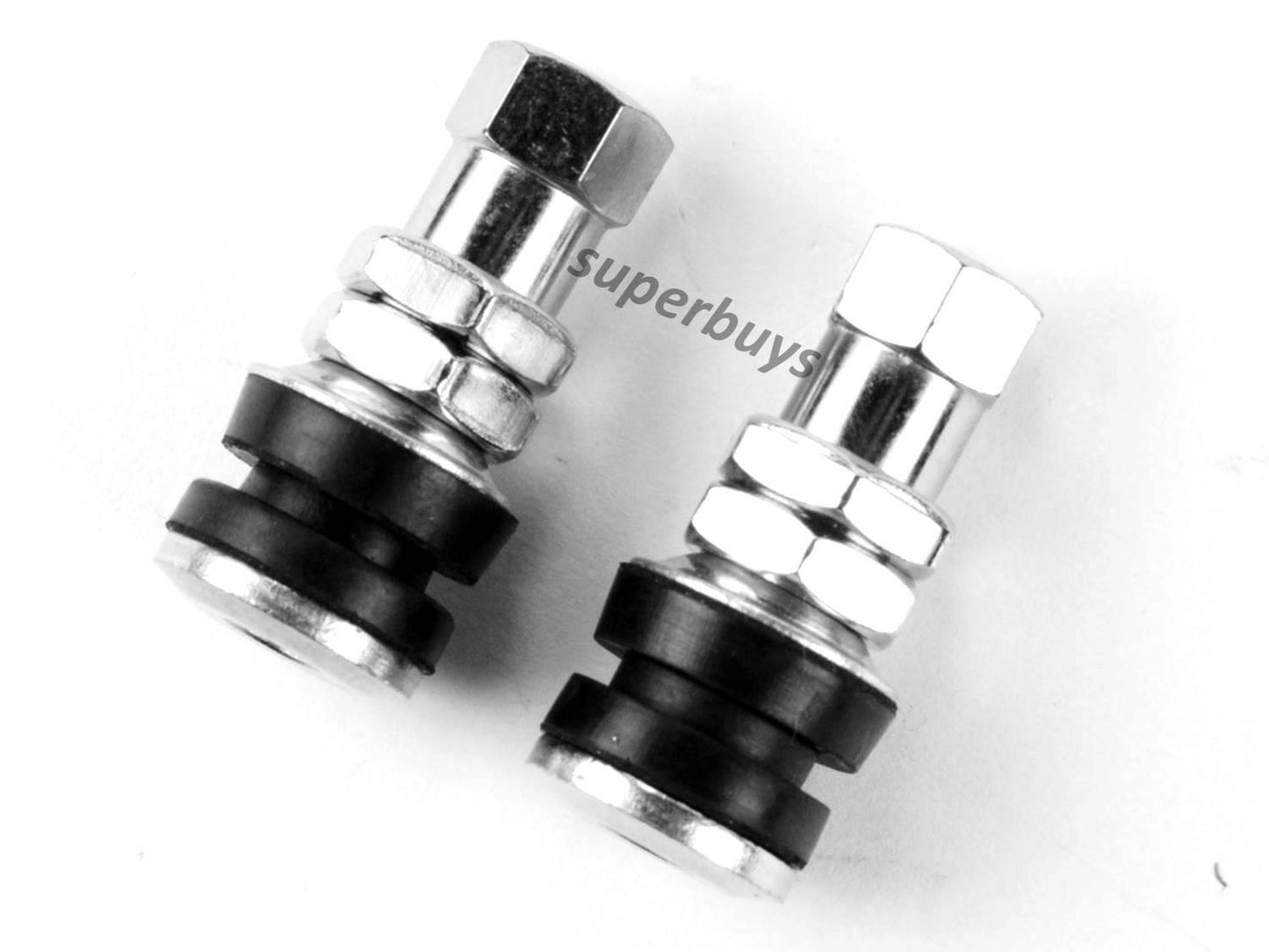 2pcs TR161 Bolt In Tyre Valve Tire Metal Tubeless Clamp In Wheel Rim Rubber