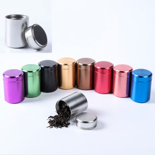 Airtight Box Mini Sealed Cans Container Round Small Aluminum Cans Candy Jar
