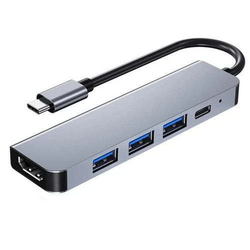 USB C Hub 5 in 1 4K HDMI USB 3.0 SD TF Type C Charging Adapter Dock