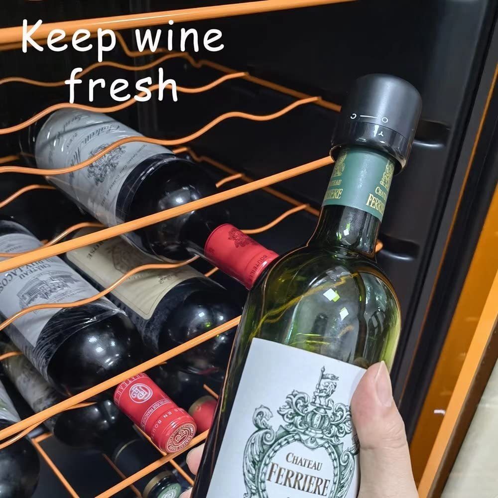5PCS Vacuum Wine Bottle Stopper Champagne Sealer Cork Silicone Seal Plug Cap AU