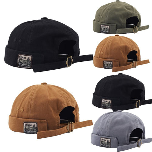 Cotton Men Docker Cap Bonnet Beanies Brimless Hat Fashion Beanie Hats Unisex