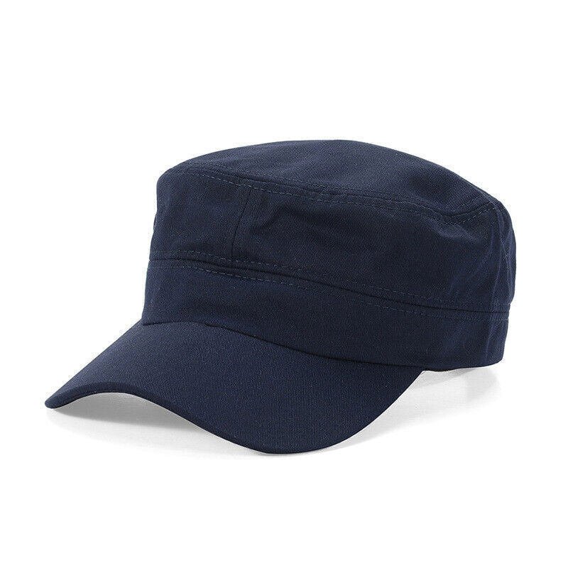 Army Plain Hat Classic Cadet Field Military Cap Style Patrol Baseball Adjustable – Compatible with Patrol